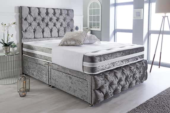 Sleep-Factory-Ltd---Luxury-Chesterfield-Silver-Crushed-Velvet-Divan-Sets2