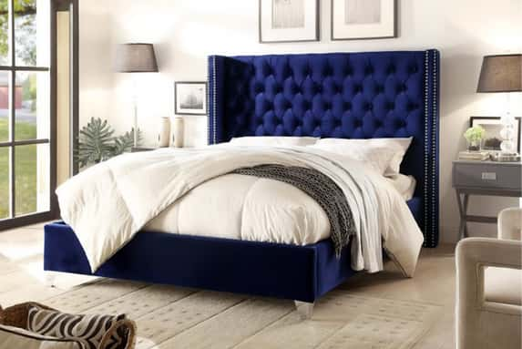 Luxury-Kids-Velvet-Bed-1