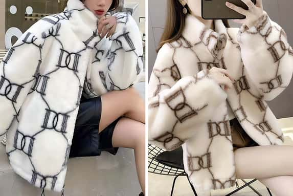 Letter-Printed-Fur-Coat-1