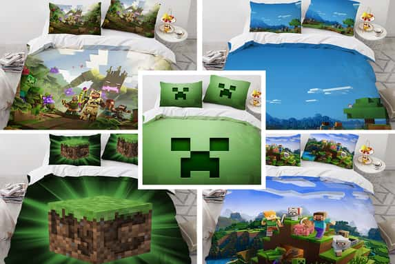 Mincraft-Inspired-Bedding-1