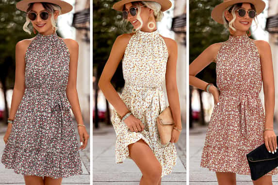 Women-Summer-Beach-Floral-Dress-1