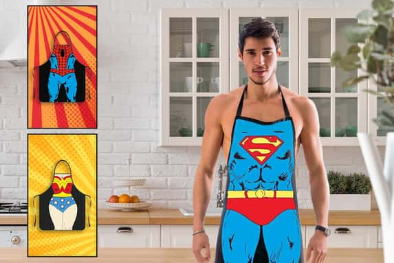 Superhero Cooking_Barbeque Apron 1