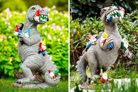 Dinosaur-Eating-Gnomes-Garden-1