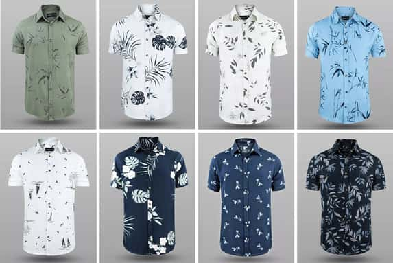 Mens-Beach-Hawaiian-Printed-Shirt-1