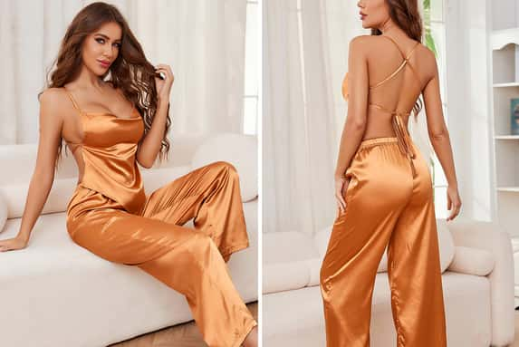 Women-Sexy-Backless-Satin-Pajamas-1