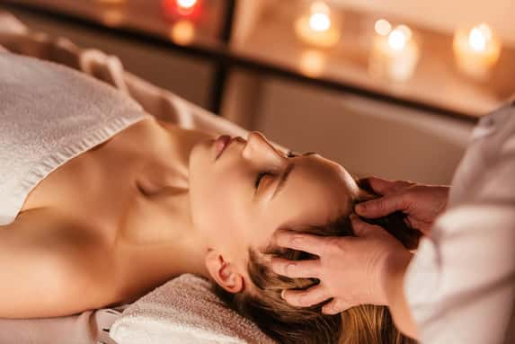 Tranquillity Scalp Massage w Pool & Afternoon Tea - London