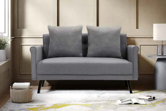 Modern-Upholstered-2-Seater-with-Pillows-Grey-1