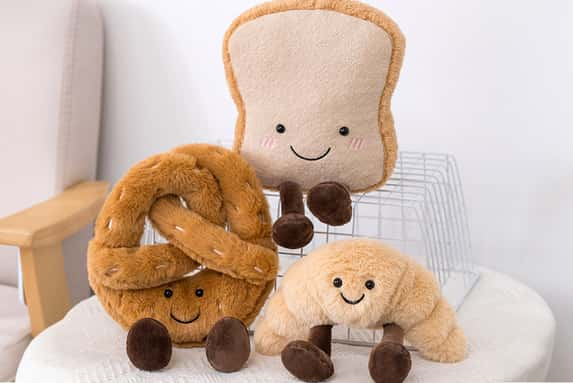 Jellycat Amuseables Inspired Plush Pastry Doll - 2 Sizes, 4 Options