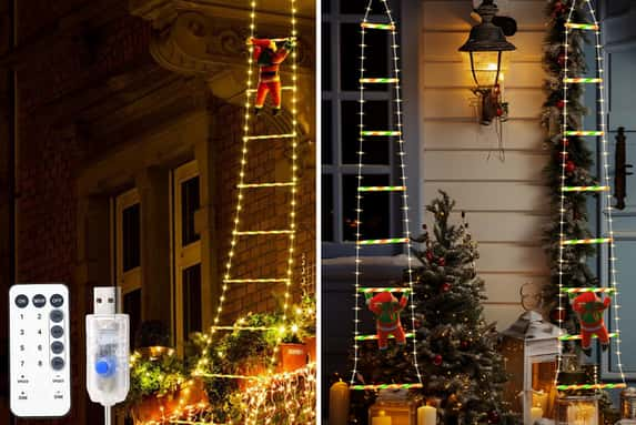 1.7m-Christmas-Decorative-Ladder-Warm-Lights-1