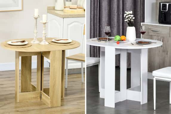 HOMCOM-Space-saving-Drop-Leaf-Table-1