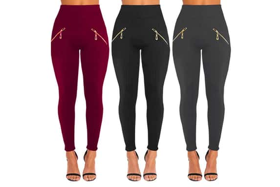 Want-Clothing-LTd-Womens-High-Waisted-Fleece-Lined-Zip-Detail-Leggings1