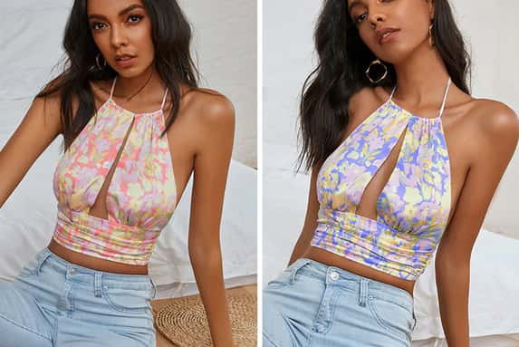 Women-Summer-Halter-Cross-Street-Wear-Floral-Crop-Top-1