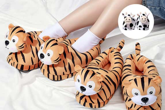 Fuzzy-Animals-Slippers-1