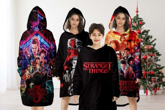 Stranger-Things-Inspired-Matching-Family-Hooded-Blanket-1