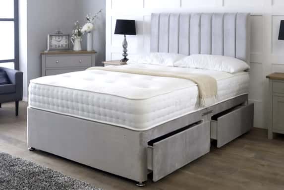 Grey-Plush-Apollo-Wing-Upholstered-Bed-Frame-1