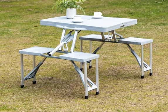 Aluminium-4-Seater-Portable-Picnic-Table-1