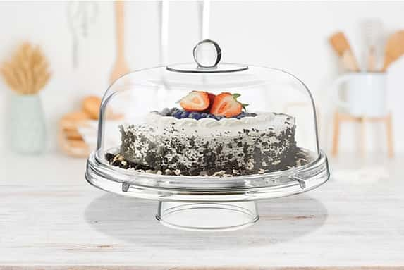 Multi-Functional-6in1-Clear-Cake-Stand-Dome-Platter-Dip-Server-Punch-Salad-Bowl-1