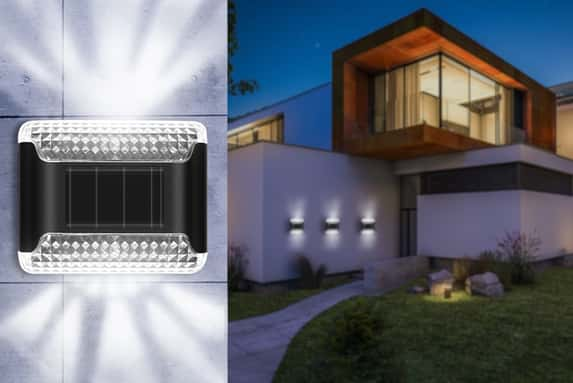 Solar-Sensor-Garden-Wall-Lights