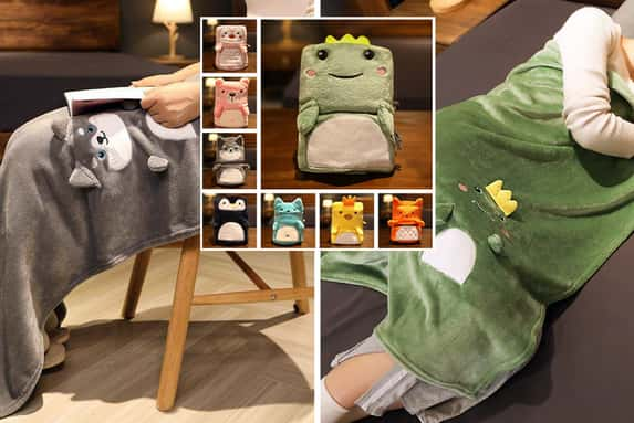 80-90cm-Rolling-Cartoon-Animal-Blanket-1