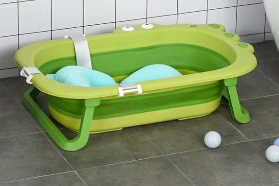 Ergonomic-Baby-Bath-Tub-for-Toddler-with-Baby-Cushion-1