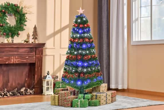 5ft-150cm-Fibre-Optic-Artificial-Christmas-Tree-1