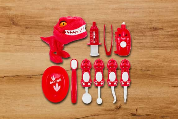 Cartoon-Dinosaur-Children-Dentist-Toy-Set-1