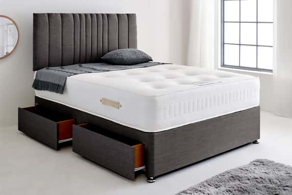 Premium-CHARCOAL-Cashmere-Divan-Bed-Set