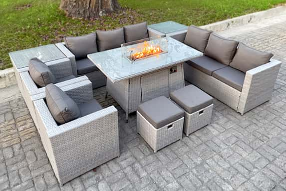 Rattan-Garden-Sofa-Set-Fire-Pit-Table