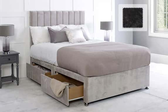 Black-Naples-Sonno-Panel-Divan-Bed-1