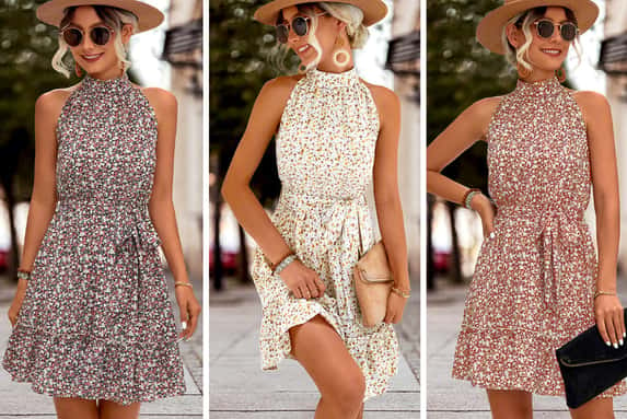 Women-Summer-Beach-Floral-Dress-1