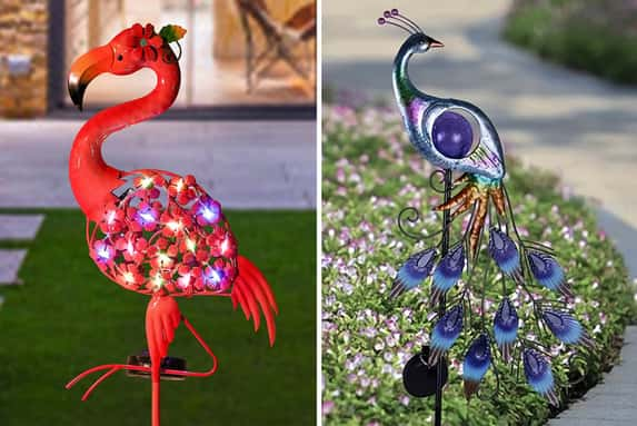 Metal-Peakcock-or-Flamingo-Garden-Solar-Light-1