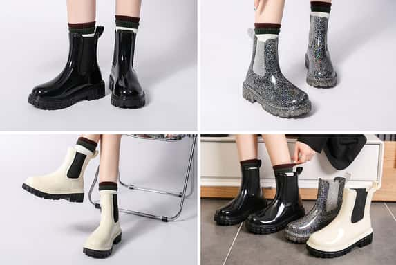 QUIRKY-TARGET-Sparkly-Watrproof-Boots-1