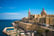 Valetta, Malta, Stock Image - Coastal View