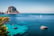 Ibiza, Spain, Stock Image - Cala d'Hort Coast