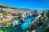 Dubrovnik, Croatia, Stock Image - Adriatic Sea and City