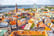 Riga, Latvia, Stock Image - Aerial