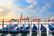 Venice, Italy, Stock Image - Moored Gondolas