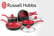 A red Russell Hobbs induction pan set 