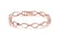 Duo-Set-Multi-Linked-Rose-Gold-Swarovski-Gem-Chain-Bracelet-with-Rose-Gold-Hoop-Earrings-2 (2)