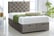 Chesterfield Headboard Plush Velvet Ottoman Divan Bed - side or end lift 1