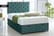 Chesterfield Headboard Plush Velvet Ottoman Divan Bed - side or end lift 7