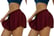 Women's-Double-Layer-Summer-Shorts-WINERED