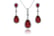 White-gold-finish-Amethyst-&-Red-Ruby-created-diamond-pearcut-necklace-and-earrings-set-3