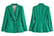 Female-Casual-Button-Blazers-green