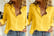 Womens-Leisure-Long-Sleeve-Shirt-yellow
