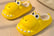 Novelty-Unisex-Dinosaur-Winter-Slippers-yellow