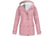 Women-Waterproof-Fleece-Hooded-Trench-Coat-Windbreaker-pink