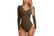 Womens Scoop Neck Long Sleeve Bodysuit Jumpsuits-3