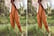 Women V-Neck Loose Solid Color Jumpsuit With Pockets-5