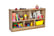 32135896-2-Tier-Wooden-Kids-Bookcase-with-5-Compartments-for-Playroom-Study-2